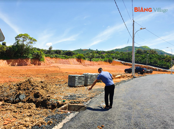 Tiến độ thi công hạ tầng KDC Biang Village ngày 12/06/2022